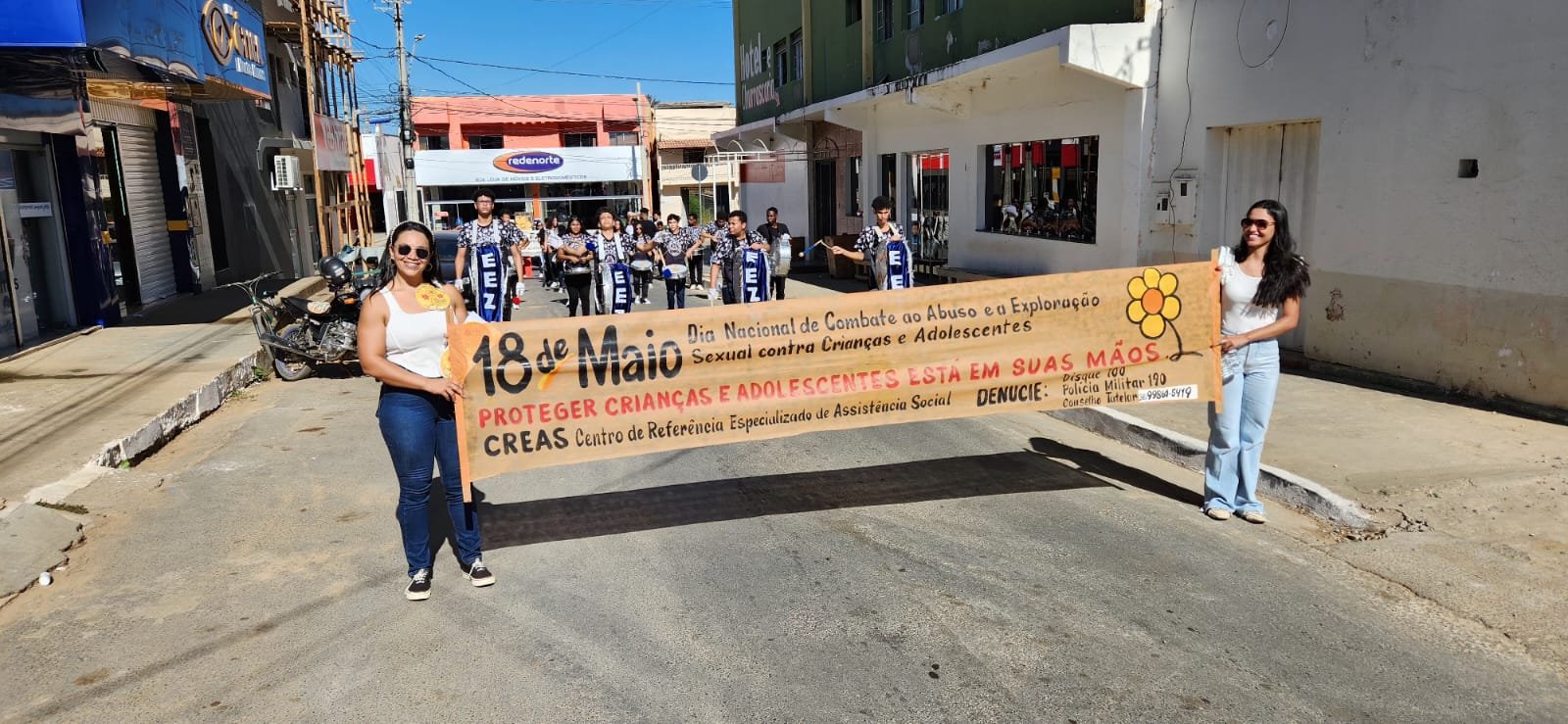 CMDCA E PREFEITURA DE JAÍBA PROMOVEM NESTE SÁBADO 18/05 O DIA NACIONAL DE COMBATE AO ABUSO SEXUAL DE CRIANÇAS E ADOLESCENTES – REDE DE PROTEÇÃO, SECRETARIAS E ENTIDADES SOCIAIS APOIARAM O EVENTO