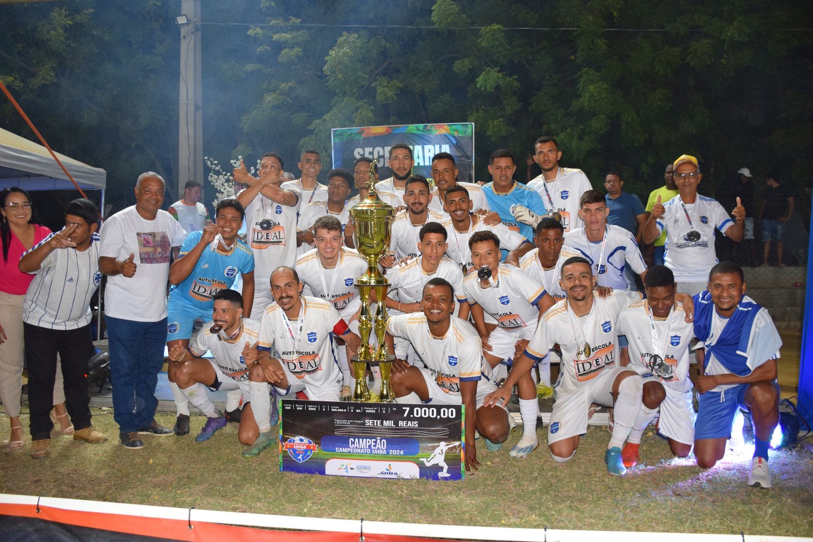 A.A. JAÍBA CONQUISTA O TÍTULO DE CAMPEÃ DO CAMPEONATO DE JAÍBA 2024 NA GRANDE FINAL QUE ACONTECEU NESTE SÁBADO 01/06 NO ESTÁDIO DOS VETERANOS EM EVENTO QUE CONTOU COM GRANDE PÚBLICO E A PRESENÇA DE AUTORIDADES – JOGO FOI TRANSMITIDO PELA LIBERDADE FM E PORTAL DE NOTÍCIAS